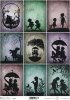 decoupage, rice paper, papier ryżowy decoupage, papier scrapbooking, szablony, mixmedia, mixed media, folie termoton, ITD Collection